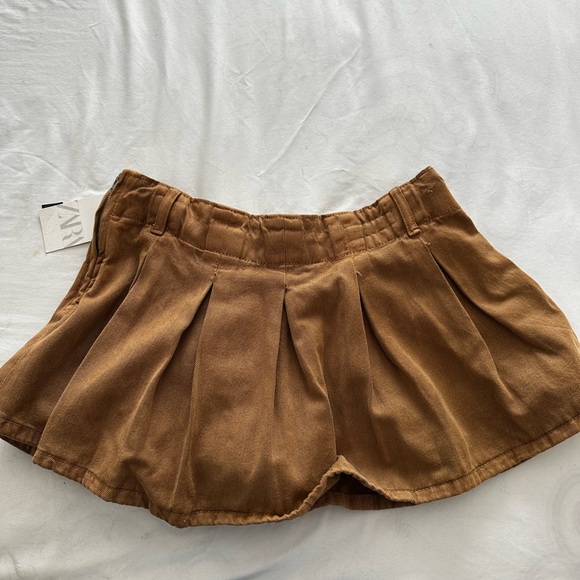 Zara Dresses & Skirts - BROWN ZARA MINI SKORT